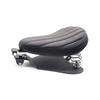JPMODAO Motorcycle Seat Rich Choice Black Leather Solo Seat with Spring Bracket Kit for Sportster XL1200 883 48 Chopper Bobber Custom Cover, (Vertical