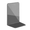 Acrylic Book Stand for Recipe 1 Pc Clear Bookend Heavy Book, Shelf Organizer, Holder Home Study L Shaped Stopper Bedroom Library Office School
