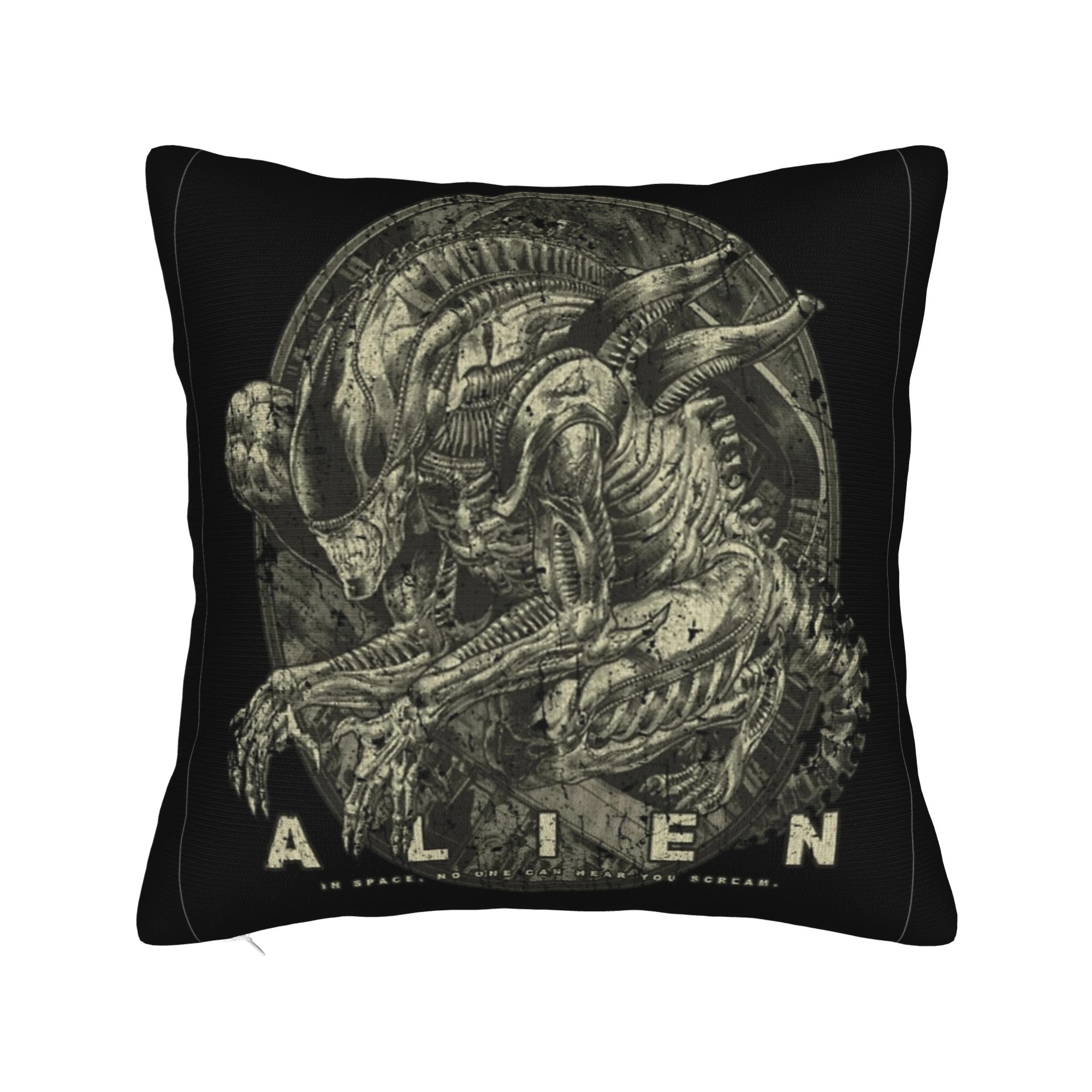Подушки с изображением Чужого Ксеноморфа 1979 года Забавная наволочка для гостиной кровати стула Мягкая наволочка 12x12Inch
