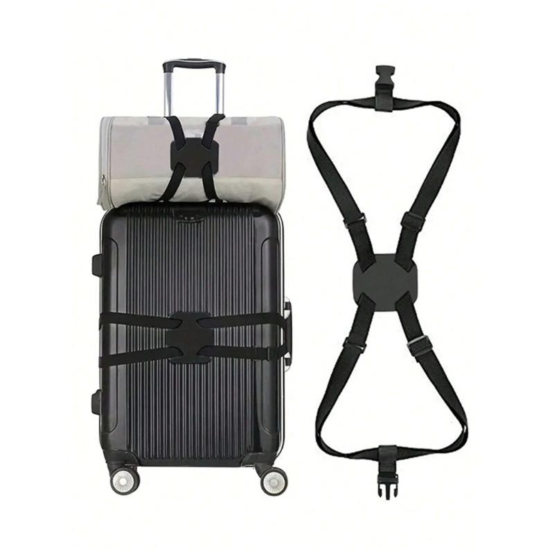 Multi Color Polyester Suitcase Fasteners Adjustable Buckles Tie Down Strap For Luggage Organization During Travel
