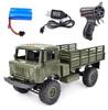 Wpl B-24 Remote Control Military Truck Diy Off-Road 4Wd Rc Car 4 Wheel Drive Climbing B24 Gaz-66 Vehicle For Birthday Gift Toy