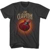 Eric Clapton Fire Background Gibson Les Paul Men's T Shirt Rock & Blues