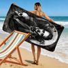 Edward Scissorhands Print Beach Towel, Large Soft Quick Dry Towel for Beach Camping Swimming