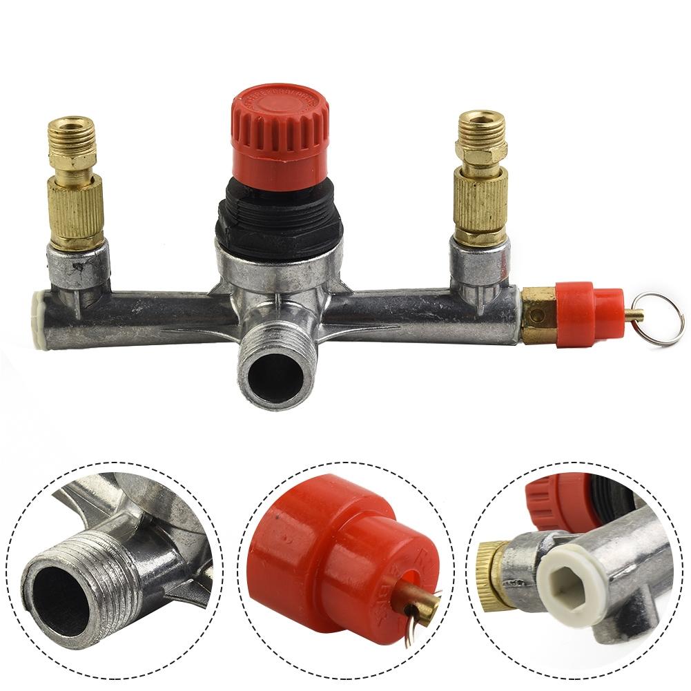 Workshop Pump Parts Aluminum bracket Red cap Push-pull valves Regulator