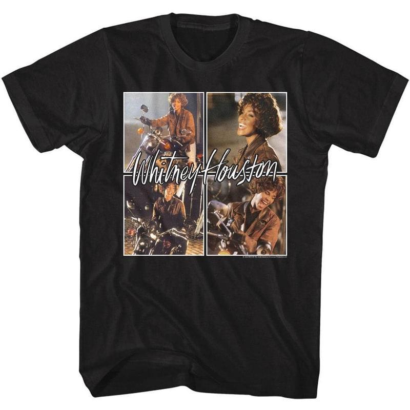 Whitney Houston I'm Your Baby Tonight Motorcycle Unisex T-Shirt