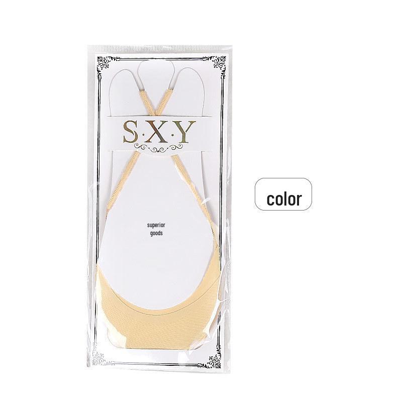 

New Summer Women s Invisible Ice Silk No-Show Socks with Foot Pads for High Heels. One Size