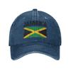 Washed Baseball Cap Jamaica Flag Spring Trucker Hat For UnisexTeens  Street Style Outdoor Sport Sun Baseball Caps
