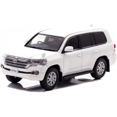 Hiko7 Diecast 2015 White Pearl Crystal Shine Toyota Land Cruiser Ax G Selection