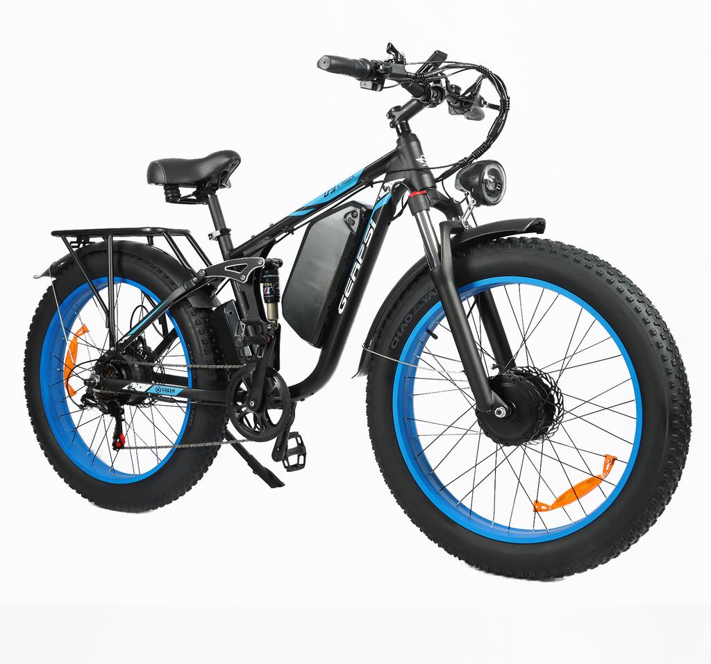 Baolujie DP2603 Doppio Motore 52V 3000W Freni a Disco Idraulici Batteria al Litio da 1664Wh a Lunga Autonomia Telaio a Quattro Bracci