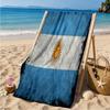 Argentinien Flagge Design Strandtuch Mikrofaser Strandtuch, Leicht und Schnelltrocknend, für Sommerreisen, Schwimmbad-Fan Geburtstagsgeschenk