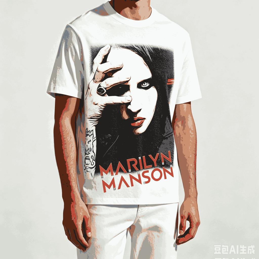 Marilyn Unisexson For Fan Gift Tshirt Unisex Unisex Harajuku Oversized Unisex Short Sleeve Streetwear High Quality Couples Breathable