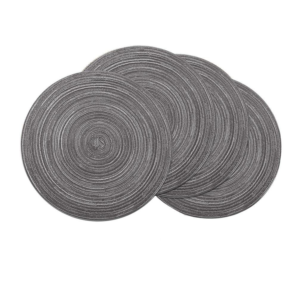 4 Set Meal Mats Woven Mats Tableware Mats Cup Mats Table Mats