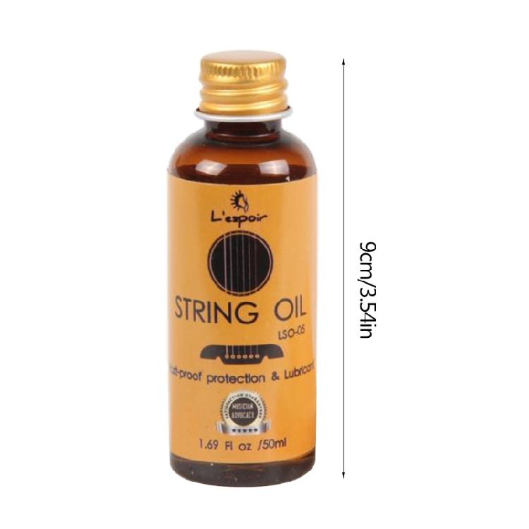 50ml Guitar Nursing Oil 50ml Guitar String Oil for Bass Ukulele Strings Care
