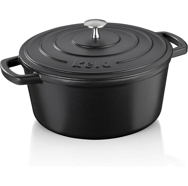 

Сковорода для жарки Kela Calido круглая 26 см черная (12472)