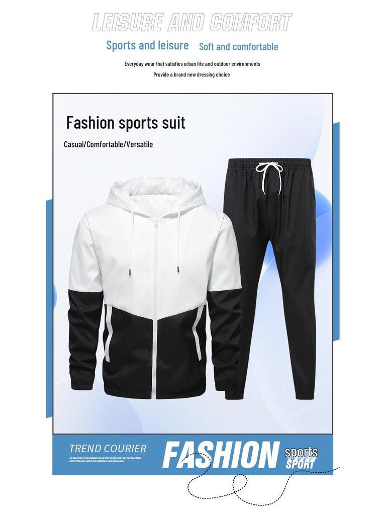 Men's Quick-Dry Sports Set: Trendy Spring/Autumn Casual Jacket