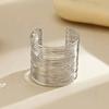 Hyperbolic Layered Gold Plated Wide Wire Bracelet Cuff Bangle for Women Exaggerated Wrist Wrap Bangle Hand Jewelry Gift
