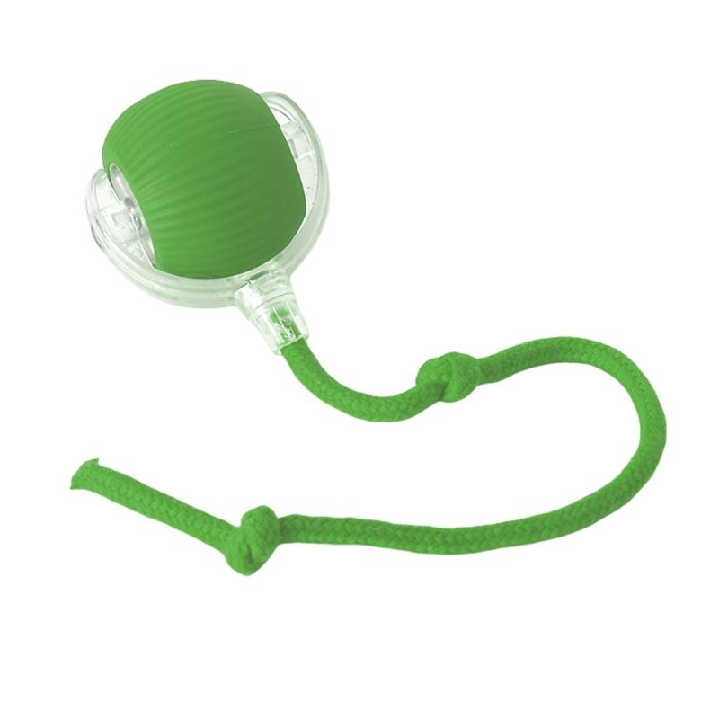 Electric Cats Sphere Toy Self Rolling Sphere Active Cats Hunting Toy Indoor Exercise LED Sphere Toy Cats Motion Activated Toy 1 зелёный