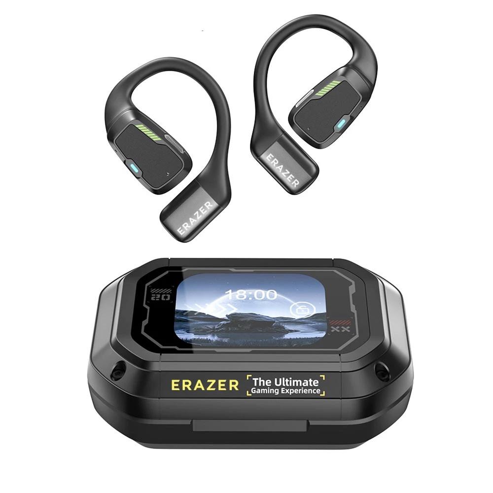 Lenovo ERAZER XP6 AI Geräuschunterdrückung Kabellose Bluetooth-Ohrhörer mit Mikrofon AI Dialogmodus Kopfhörer mit geringer Latenz schwarz