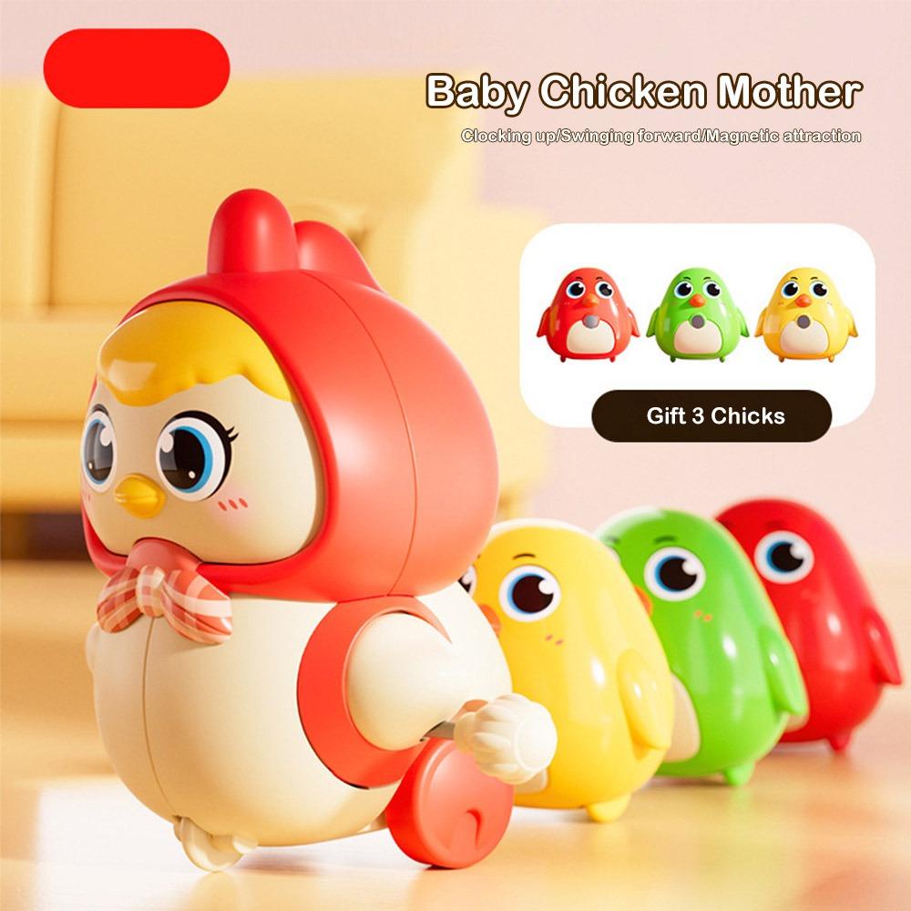

4pcs Set Sensory Exercise Walk Chicken Toys Early Teaching Walking Toys for Baby Walking
