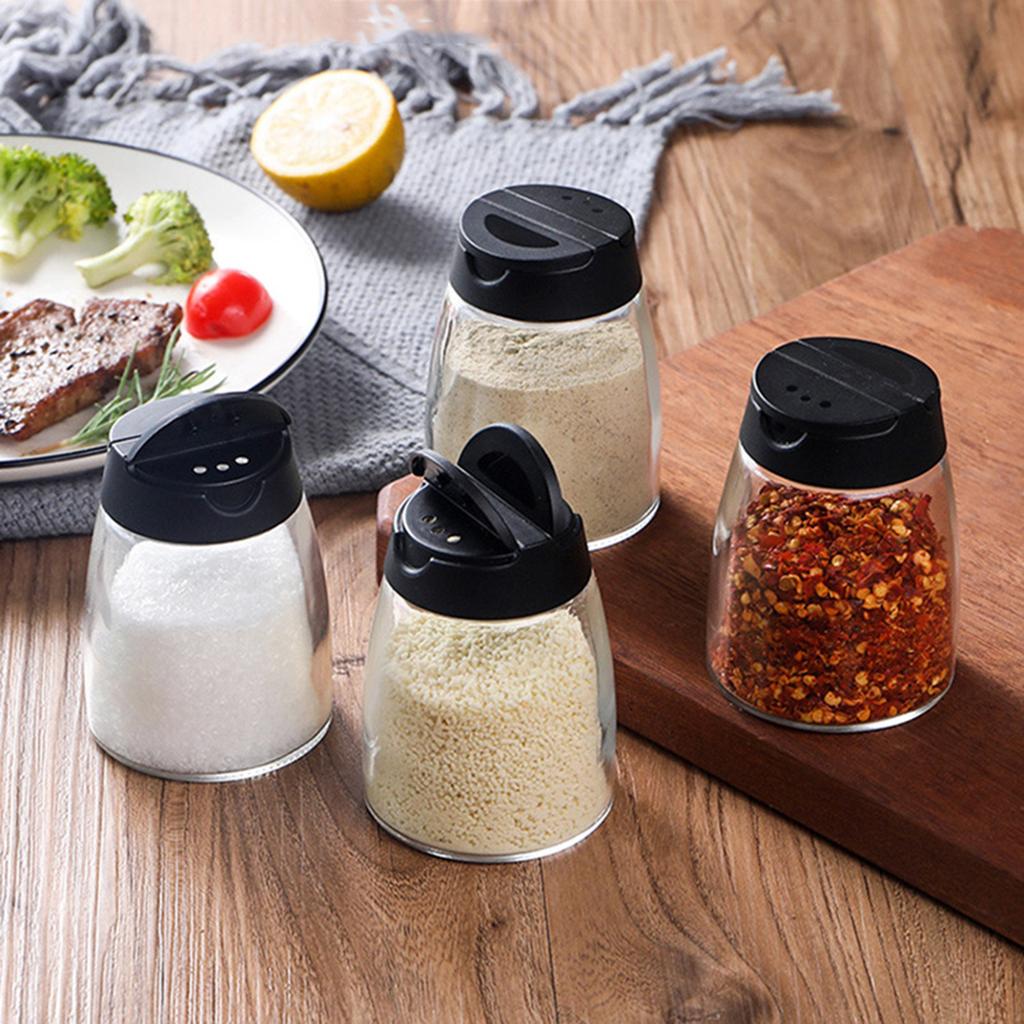 Pouring and Spraying Seasoning Bottle Heat-resisting Durable Seasoning Bottle for Sorting and Storing Seasonings