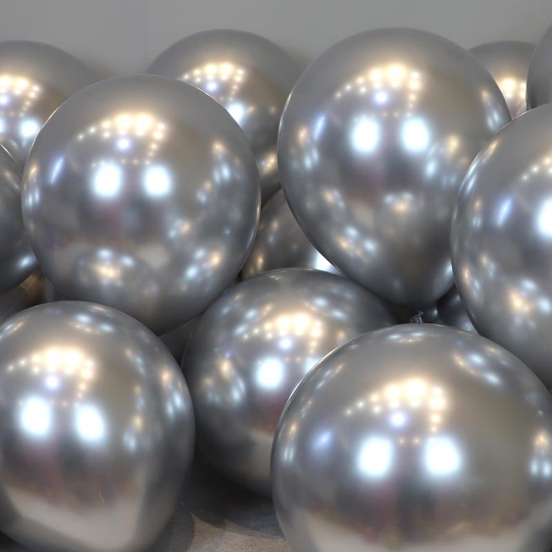 Matte White Latex Balloons - Thick, Pure White, 5" To 18" for Balloon Chains and Decorations