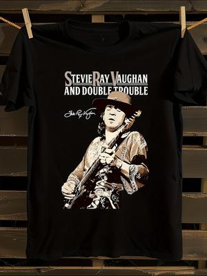 Stevie Ray Vaughan SRV Blues Rock Legend Tshirt