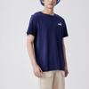 Puma Logo Casual Cotton Crew Neck Short Sleeve T-Shirt Men Tops Navy-Blue 683484-06