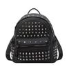 Bags Women's Backpack 2025 New Korean Version Fashion Rivets Personalized Trend Leisure Travel Small Backpack