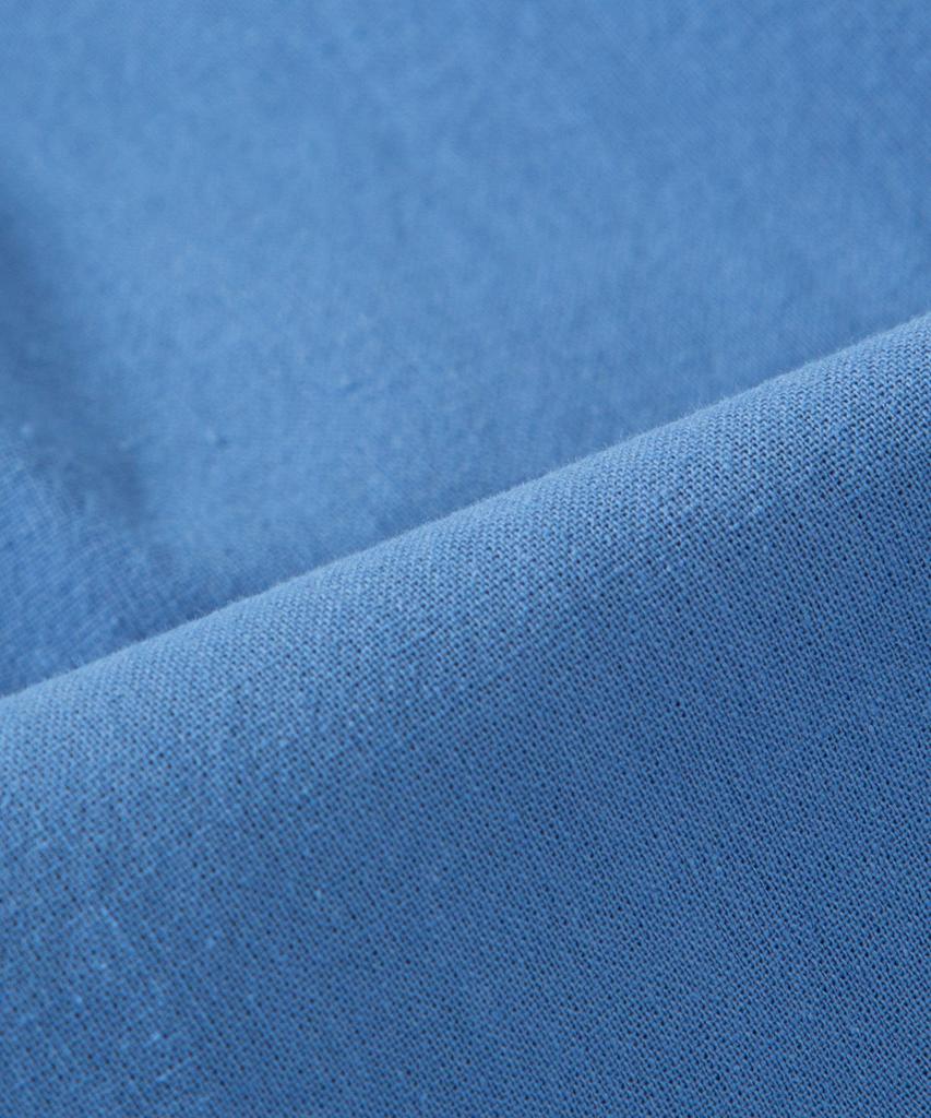 LXT For Summer Cotton Linen Semi-Overshirt [Blue]