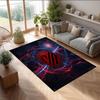 Atletico Madrid Printed Flannel Area Rug Non Slip Soft Polyester Floor Carpet Indoor Decor Mat for Bedroom Living Room Sofa Game Room Home Decoration