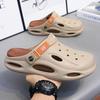Baotou hole shoes new sandals men's beach shoes going out travel shoes casual student sandals tide