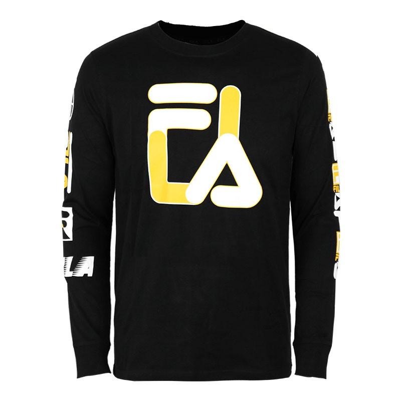 FILA Casual Fashion Trendy Skin-Friendly Round Neck Long Sleeve T-Shirt Men Tops LM935188