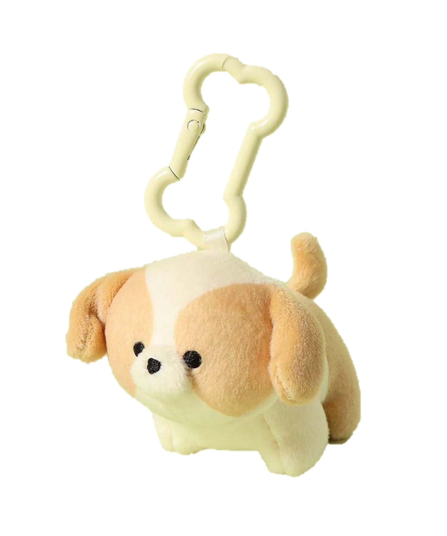 Акцент Пушистые Друзья Плюшевый Маскот Собака, Мальтийская болонка, Ши-тцу, Мопс, Брелок для ключей, Брелок для сумки (Ши-тцу)