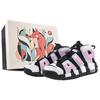 Air More Uptempo Mid Top Vintage Basketball Shoes GS Black Pink DQ6200-001(Team40-GSS-BOX)