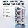 Hollow Fidget Spinner Metal Push Card Toy Fingertip Toy Fidget Slider Toy  Office Desk