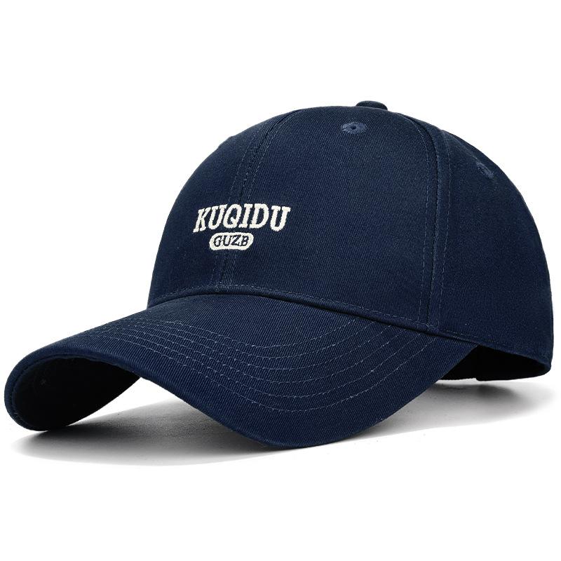 Big Head Embroidered Couple Baseball Cap Outdoor Student Sunscreen Cap