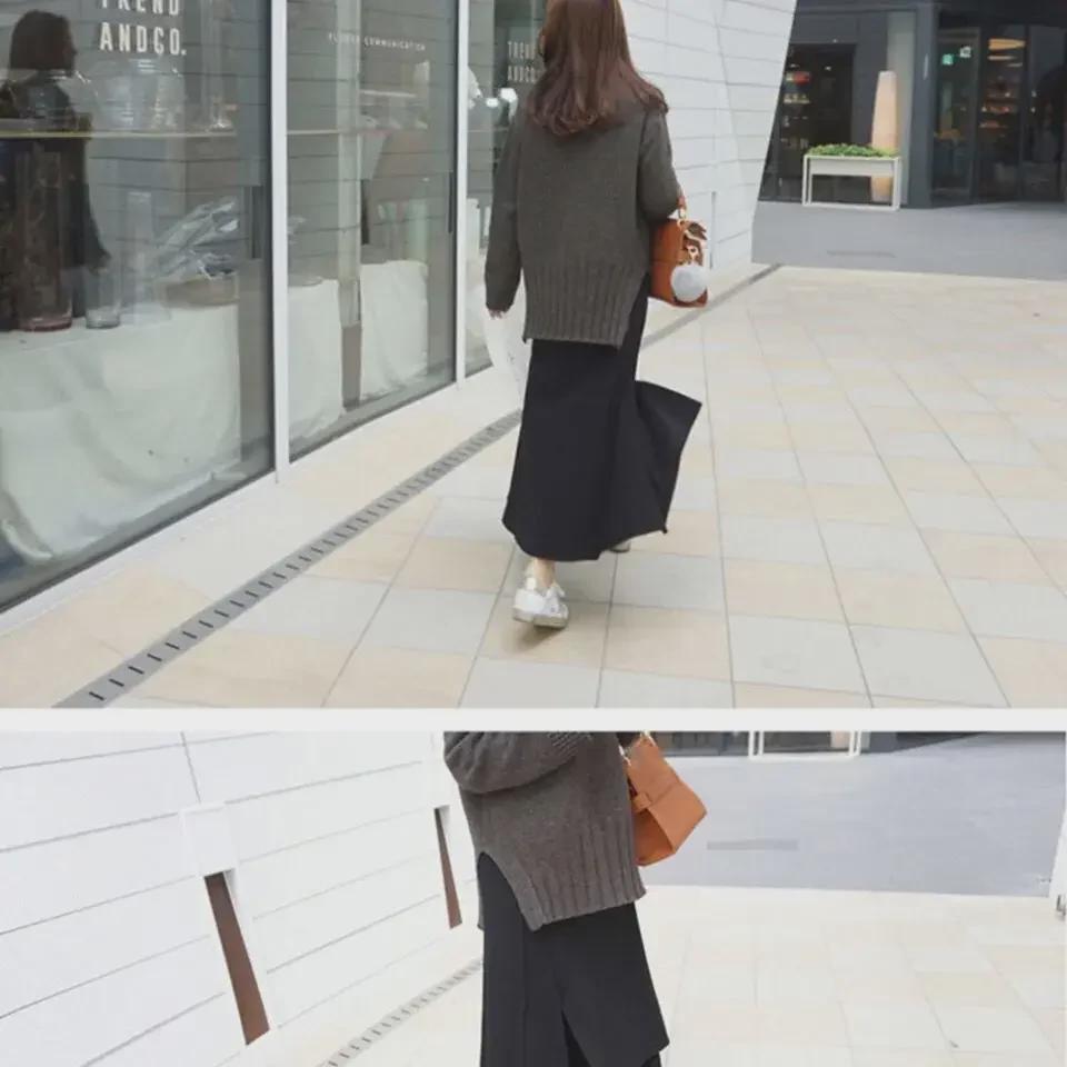 Dámské evropské a americké stylové nepravidelné vícevrstvé kalhotové sukně - Trendy, Niche design