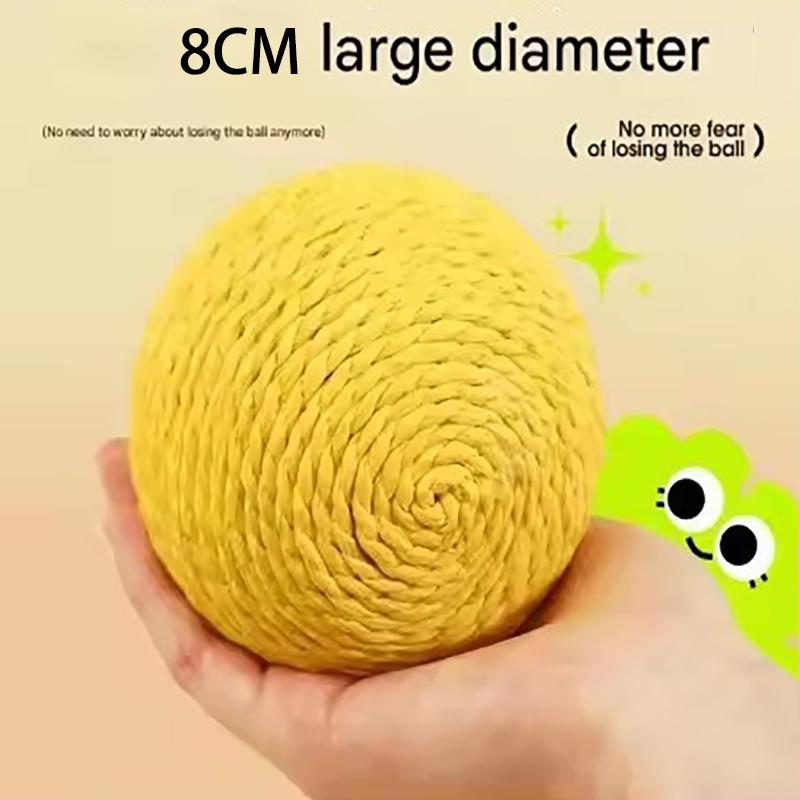 8cm Bittsikker Kattrabekule Interaktivt Kitteleke med Krøllyd for Katter Jaging og Lek Interaktiv Kjedsomhetslindring Dyreutstyr