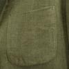 ISSEY MIYAKE made in Japan Blowout cloth tailored jacket XL Olive blazer Men's Used