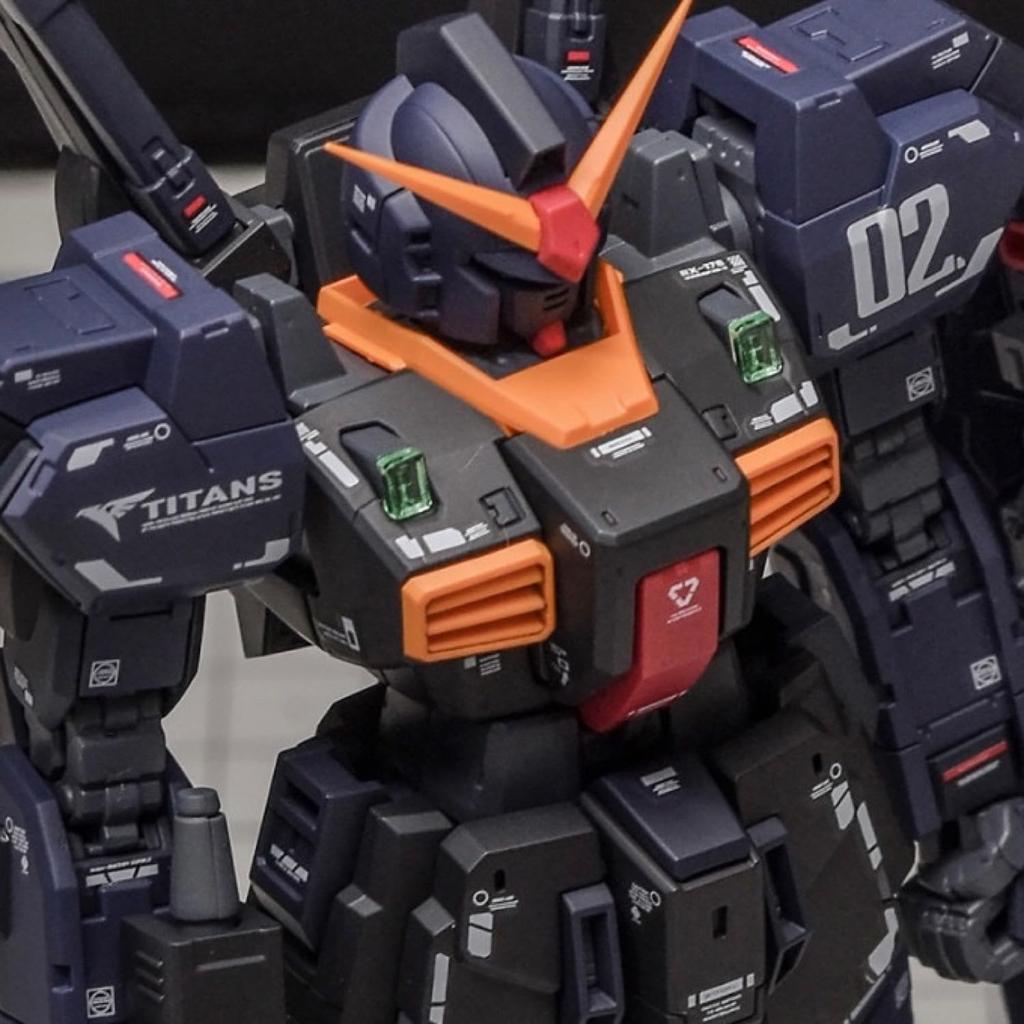 HG RG EG Robot MS Ensha Decals RG Gundam Fluorescent!! 1/144 Detail-Up Water-Transfer (for 1/144 RX-178-2 Mk-II (Titans Specification)) [Used]