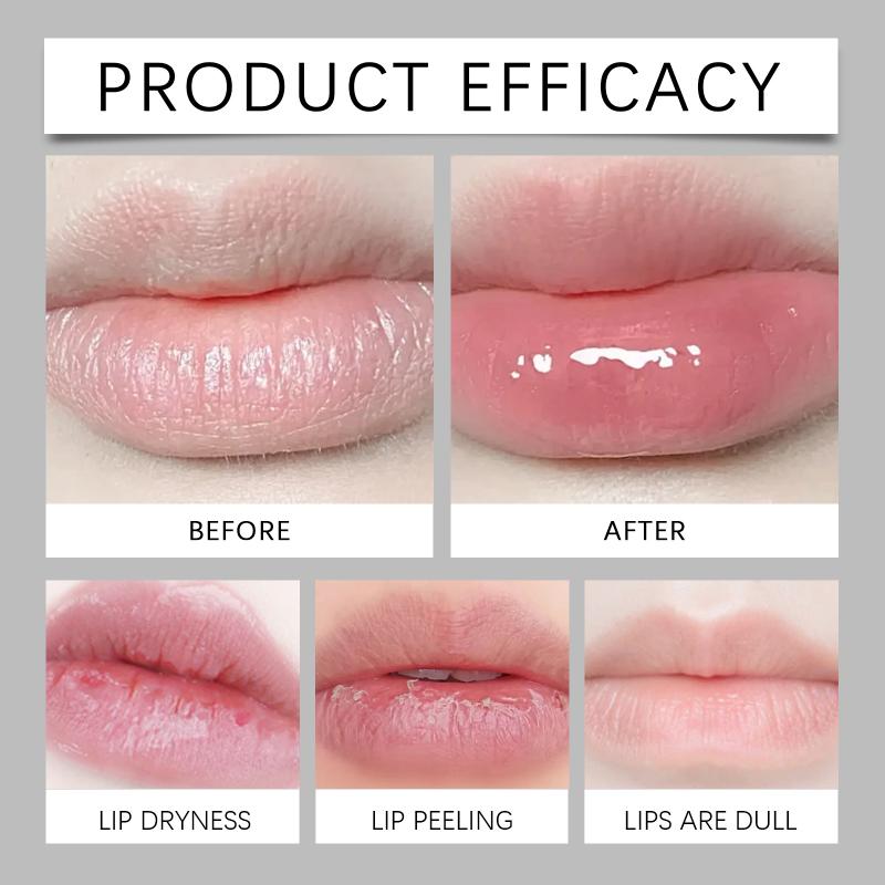 Hydrating Lip Balm for Dry Lips - Moisturizing Nourishing Lip Care with Hyaluronic Acid Daily Repair Natural Formula Lip Treatment