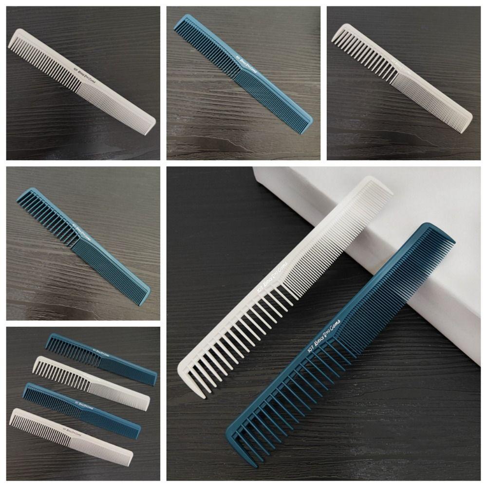 Plastic Pro Hairdressing Combs White Hair Cutting Comb Straight Hair Brushes  Cairdresser
