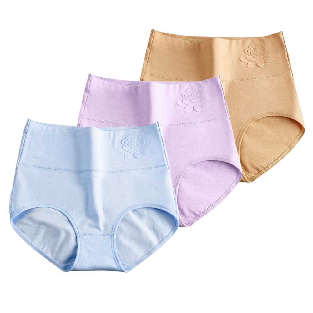High Waist Postpartum Panties For Women Cotton Full Coverage Soft Comfortable Briefs Panty Plus Size