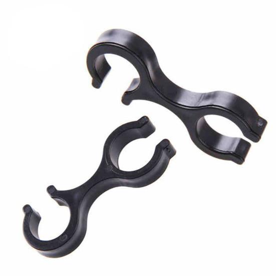4Pcs Trekking Pole Buckle 8-Character Non-slip Opening Strong Load-bearing Trekking Latch Hooks