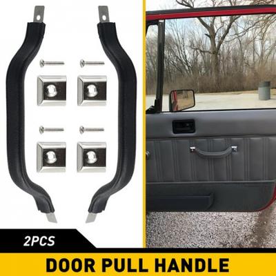 2x Interior Door Handle Strap Pull For Jeep CJ5,CJ7,CJ8,Wrangler YJ 55009801K