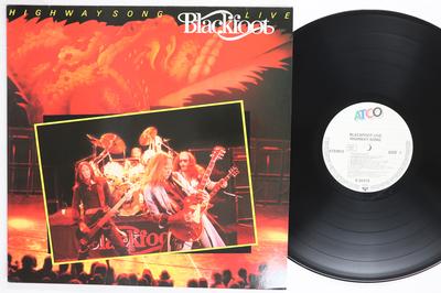 LP Record BLACKFOOT  Highway Song Live K50910 ATCO 1982 Europe Rock Used