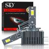 2Pcs 65000Lm D3S LED Headlight Bulbs D1S D2S D4S D8S D1R D2R D3R D4R D8R Turbo LED CSP Lights For BMW Benz Volvo Lamp Canbus 180W Headlamp 6500K