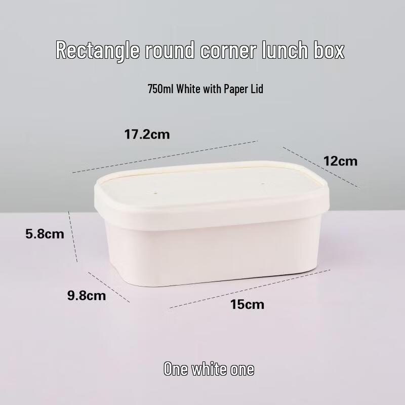 Disposable Round Kraft Paper Takeout Bowl with Lid