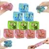 Ocean Style Square Squishy Toys,Pop Fidget Toys,Summer Multi Item Party Favor Gift Bag Creative Ocean Style Squishy Toys