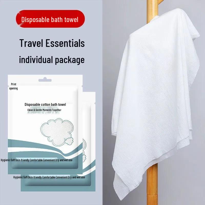 

Улучшенные одноразовые дорожные полотенца: Индивидуальная упаковка, утолщенные, и портативные для проживания в отеле и деловых поездок. 3 Disposable Towels 50*100cm